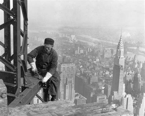 empire state building construction workers